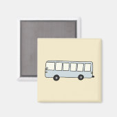 Ein Bus Magnet (Vorderseite/Rückseite)