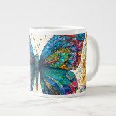 Ein Butterfly-Kantenballett Jumbo-Tasse (Vorderseite Rechts)