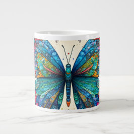 Ein Butterfly-Kantenballett Jumbo-Tasse