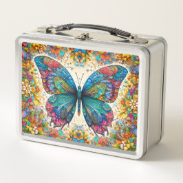 Ein Butterfly-Kantenballett Metall Brotdose