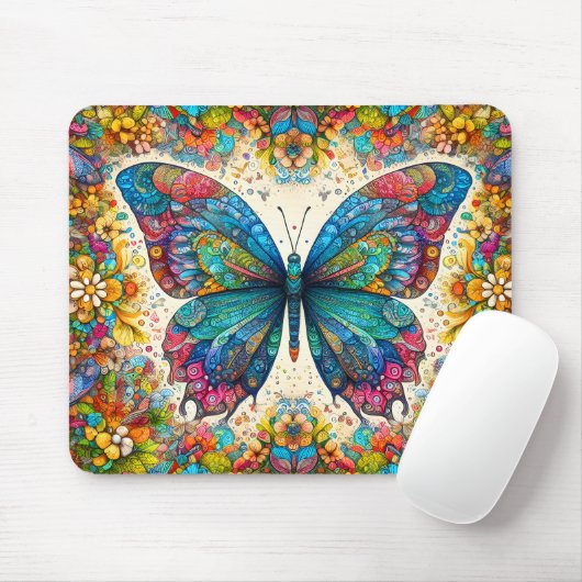 Ein Butterfly-Kantenballett Mousepad (Mit Mouse)