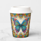 Ein Butterfly-Kantenballett Pappbecher (Rückseite)