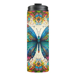 Ein Butterfly-Kantenballett Thermosbecher