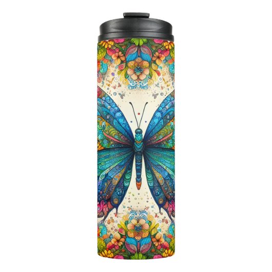 Ein Butterfly-Kantenballett Thermosbecher (Vorderseite)