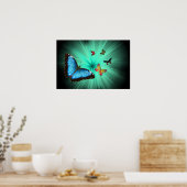 Ein Butterflys Journey Poster (Küche)