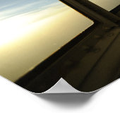 Ein C-130 Hercules Pilot scannt den Horizont Poster (Ecke)