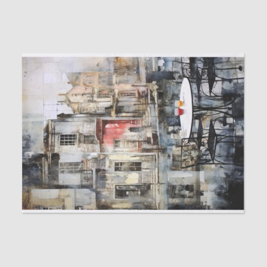 Ein Café in der Stadt Seidenpapier (Vorderseite)