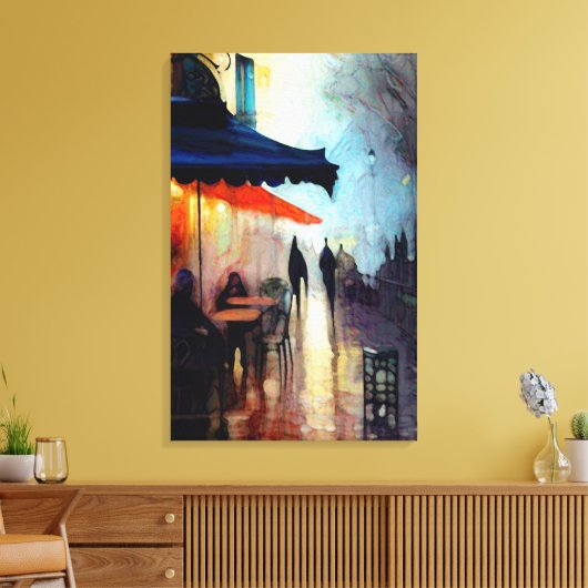 Ein Café Leinwanddruck (Insitu (Wohnzimmer))