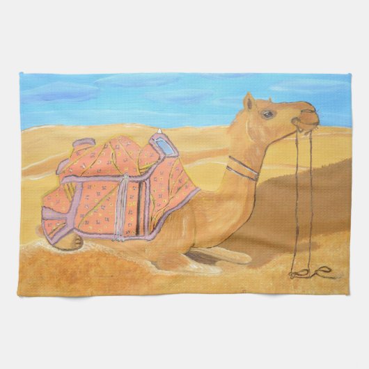 Ein Camel Küchentuch (Horizontal)