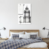 Ein Campanile für St. Peter, Rom Leinwanddruck (Insitu (Schlafzimmer))