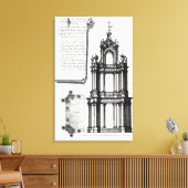 Ein Campanile für St. Peter, Rom Leinwanddruck (Insitu (Wohnzimmer))