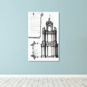 Ein Campanile für St. Peter, Rom Leinwanddruck (Insitu (Holzboden))