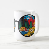 Ein Camping-Abenteuer Kaffeetasse (VorderseiteRechts)