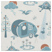 Ein Campingplatz Invasion! Stoff (Nahaufnahme)