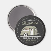 Ein Campingplatz zur selben Zeit Magnet (Vorderseite/Rückseite)