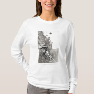 Ein Cannonade auf dem Matterhorn, 1862, 'vom Asc T-Shirt