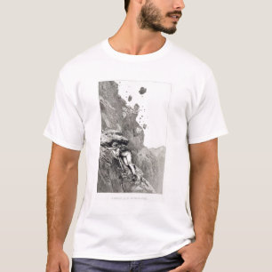 Ein Cannonade auf dem Matterhorn, 1862, 'vom Asc T-Shirt