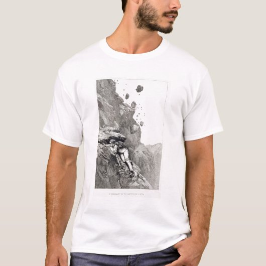 Ein Cannonade auf dem Matterhorn, 1862, 'vom Asc T-Shirt (Vorderseite)