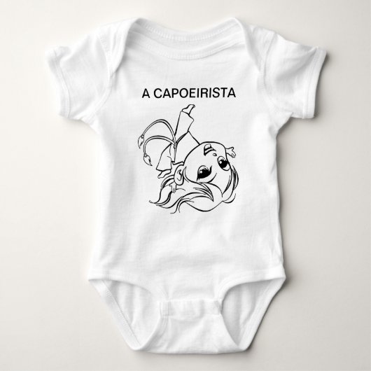 EIN CAPOEIRISTA BABY STRAMPLER (Vorderseite)