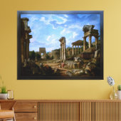 Ein Capriccio des Forum Romanum von Giovanni Panni Leinwanddruck (Insitu (Wohnzimmer))