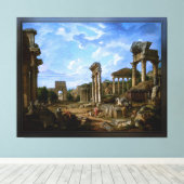 Ein Capriccio des Forum Romanum von Giovanni Panni Leinwanddruck (Insitu (Holzboden))