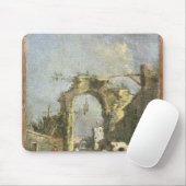 Ein Capriccio - Ruinen, 18. Jahrhundert Mousepad (Mit Mouse)