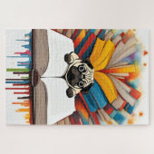 Ein Carlin-Welpe Puzzle (Horizontal)