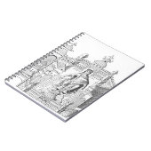 Ein Carlovingian König in seinem Palast, Wi Notizblock (Linke Seite)