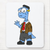 Ein Cartoon Brontosaurier verkleidete sich als Fra Mousepad (Vorne)