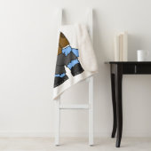 Ein Cartoon Brontosaurier verkleidete sich als Fra Sherpadecke (Beispiel)