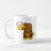 Ein Cartoon Dinosaurier Hunchback. Kaffeetasse (Links)