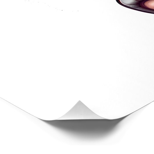 Ein Cartoon Elephant auf dem 21 Glossy Poster (Ecke)