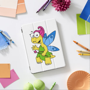 Ein Cartoon Fairysaur Dinosaurier. iPad Air Hülle