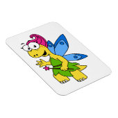 Ein Cartoon Fairysaur Dinosaurier. Magnet (Rechte Seite)
