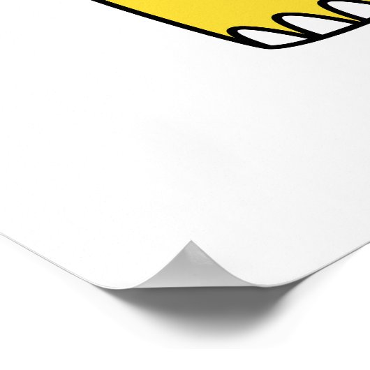 Ein Cartoon Fairysaur Dinosaurier. Poster (Ecke)