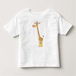Ein Cartoon Giraffe Kinder T - Shirt