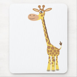 Ein Cartoon-Giraffe-Mousepad Mousepad