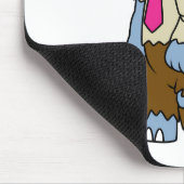 Ein Cartoon Parasaurolophus, der als Zombie verkle Mousepad (Ecke)