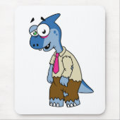 Ein Cartoon Parasaurolophus, der als Zombie verkle Mousepad (Vorne)