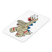 Ein Cartoon Stegosaurus verkleidete sich als Mama. Magnet (Linke Seite)