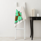 Ein Cartoon Tyrannosaurus Rex Caveman. Sherpadecke (Beispiel)