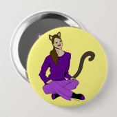ein Catgirl Button (Vorne & Hinten)