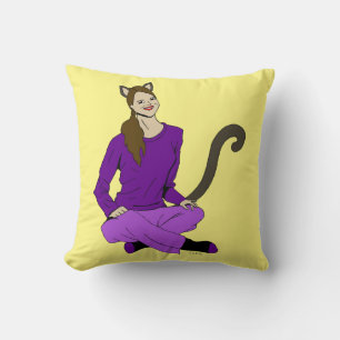 ein Catgirl Kissen