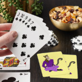 ein Catgirl Spielkarten (In Situ)