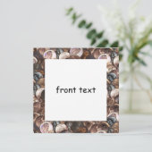 Ein Cent Penny spendet Hintergrund Einladung (Stehend Vorderseite)