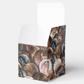 Ein Cent Penny spendet Hintergrund Geschenkschachtel (Geöffnet)