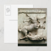 Ein Centaur, der über einen Lapith triumphiert Postkarte (Vorne/Hinten)