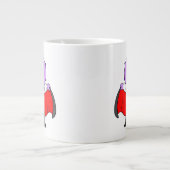 Ein Ceratops Dinosaurier verkleidete sich als Graf Jumbo-Tasse (Vorderseite)