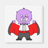 Ein Ceratops Dinosaurier verkleidete sich als Graf Magnet (Vorne)