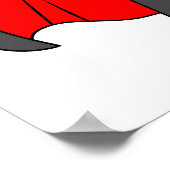 Ein Ceratops Dinosaurier verkleidete sich als Graf Poster (Ecke)